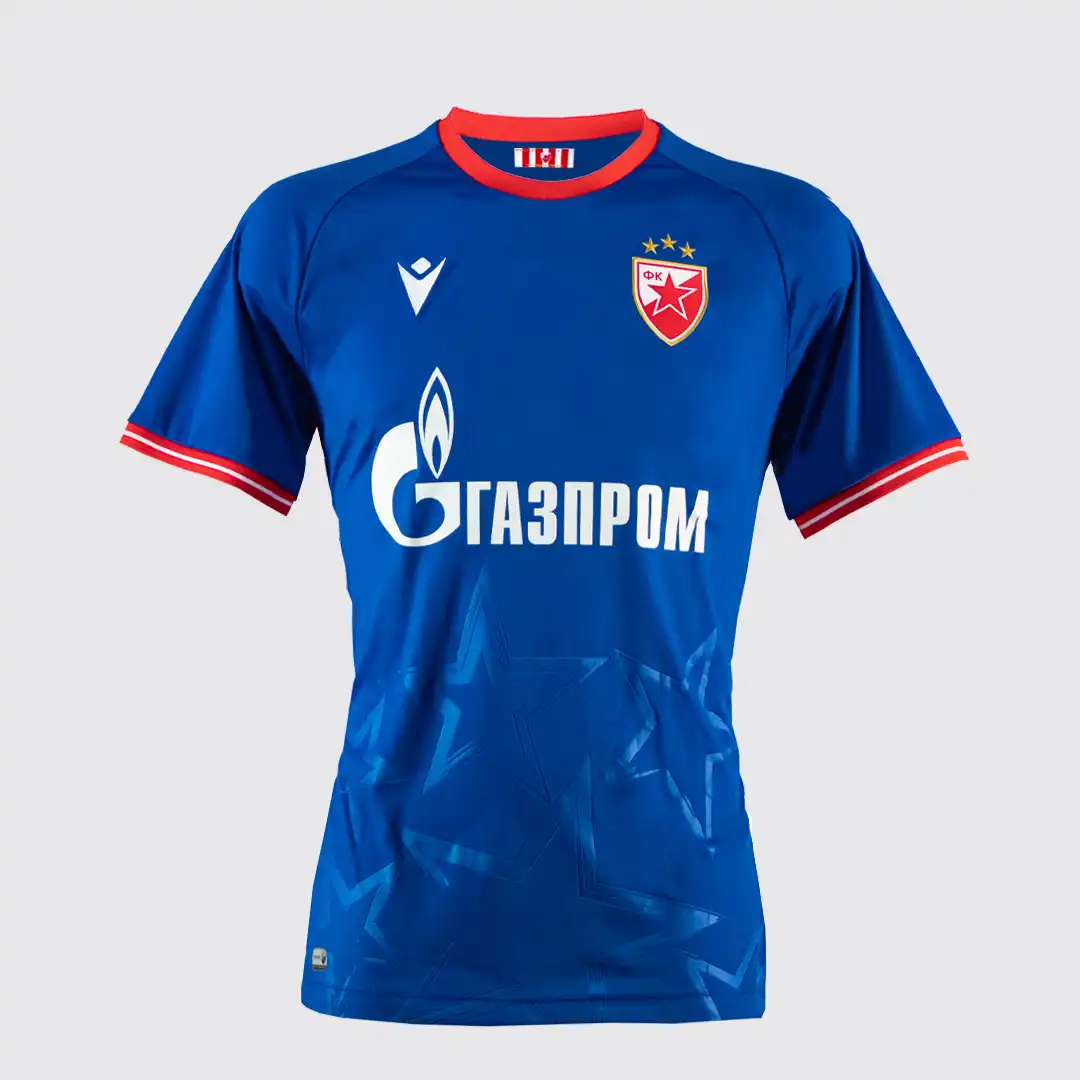 Red Star - Serbia kit III: blue Red Star jersey and white Serbia jersey-4