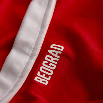 Puma red and white FC Red Star jersey 2014/15-4