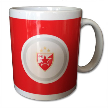 Red coffee cup - small emblem 1920