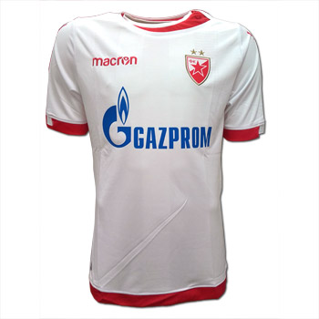Macron white FC Red Star jersey 2017/18