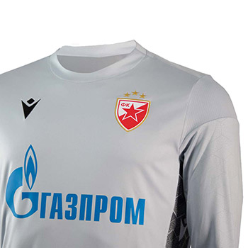 Grey FC Red Star goalie jersey 2022/2023, Macron-2
