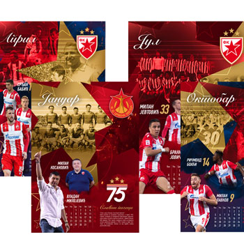 Kalendar FK Crvena zvezda za 2020.-1