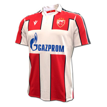 FC Red Star jersey 2021/2022 - red-white with personalization, Macron-1