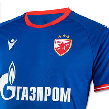 Red Star - Serbia kit III: blue Red Star jersey and white Serbia jersey-6