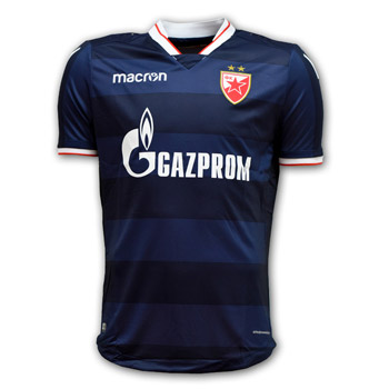 Macron navy FC Red Star jersey 2017/18 with print-1