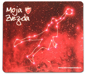 BC Red Star mouse pad