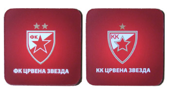 Red Star coasters