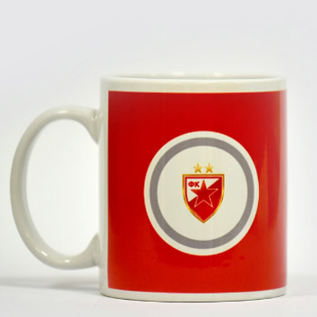 Red coffee cup - small emblem-1