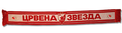 Žakard šal FK Crvena Zvezda model 4