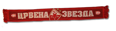 Žakard šal FK Crvena Zvezda model 1