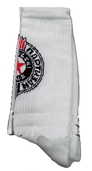 Sport socks with Partizan emblem