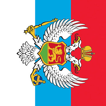 Saten flag Montenegro 100 cm x 100 cm - double with resamples-1