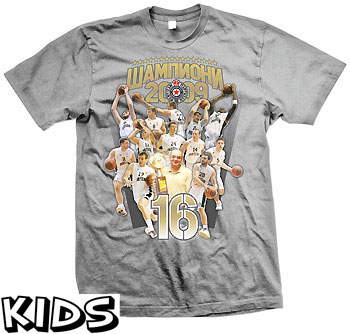 Kids T-shirt BC Partizan 'Champion 2009'