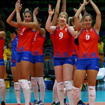 Official jersey women volleyball team Serbia with name and number -1