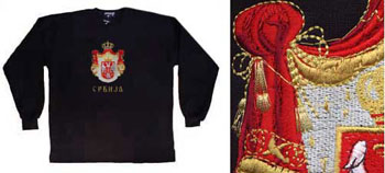 'Serbia' sweat shirt - model E