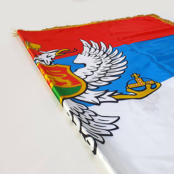 Zastava Kraljevine Crne Gore – saten 120x80cm-1