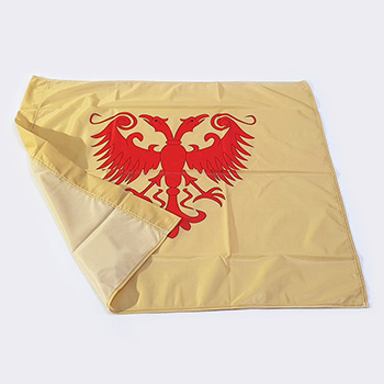 Nemanjić flag - polyester gold 100x100cm-1