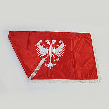 Zastava Nemanjića – saten crvena 150x100cm-1