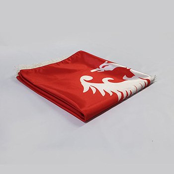 Zastava Nemanjića – saten crvena 150x100cm-3