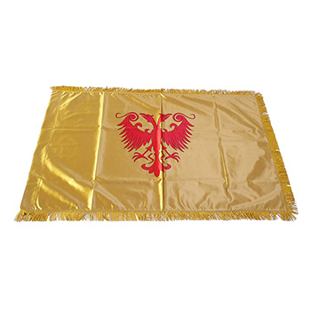 Zastava Nemanjića – saten zlatna 150x100cm