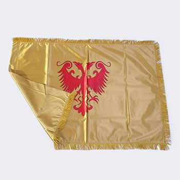 Zastava Nemanjića – saten zlatna 150x100cm-1