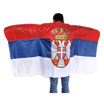 Body fun Serbia flag - dress-up flag-7