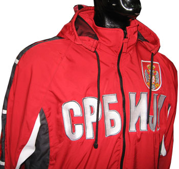 Knitted jacket Serbia - red