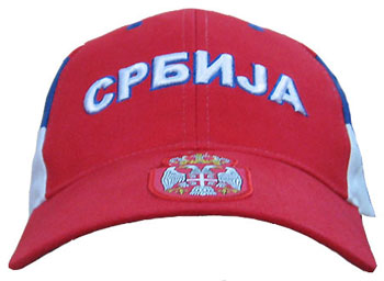 Serbia cap with 3D embroidure 
