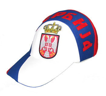 Serbia cap with crown