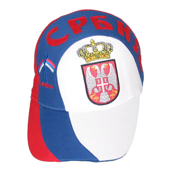 Serbia cap with crown-1