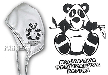 Kapa za bebe Partizan