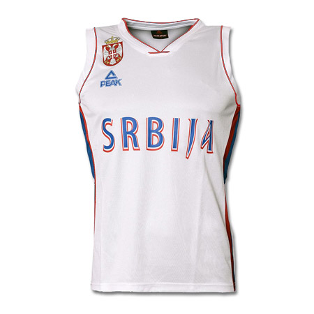Peak Serbia national basketball team jersey - white