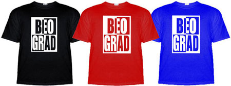 'Belgrade' T-shirt - model B