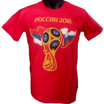 Supporter`s t-shirt Russia 2018 - red