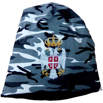 Camouflage cap Serbia