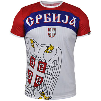Supporters jersey Serbia - emblem