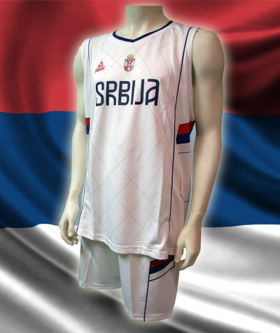 Peak Serbia national basketball team set - white-3