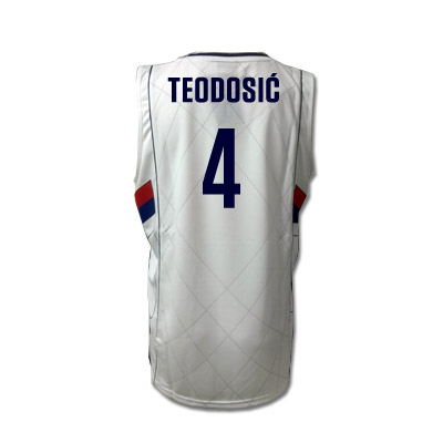 Peak Serbia national basketball team jersey with print - white