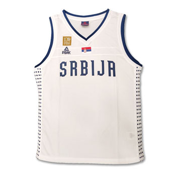 Peak Serbia national basketball team jersey 2023  - white