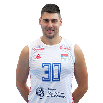 Official Peak volleyball jersey and shorts of Serbia male 2021/22 - white-1