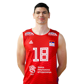 Official Peak volleyball jersey and shorts of Serbia male 2021/22 - red-1