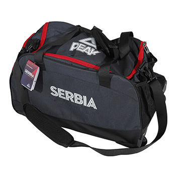 Peak sports bag with wheels of the volleyball team of Serbia