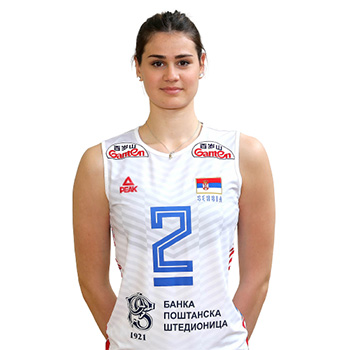 Official Peak volleyball jersey and shorts of Serbia female 2021/22 - white-1