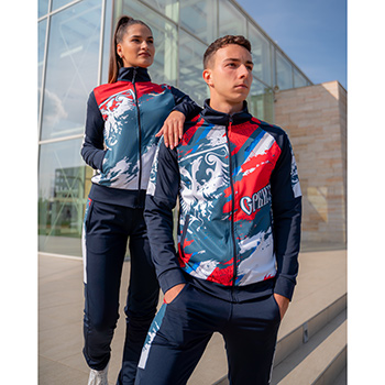 Mens and womens tracksuit set ~Serbia~-1