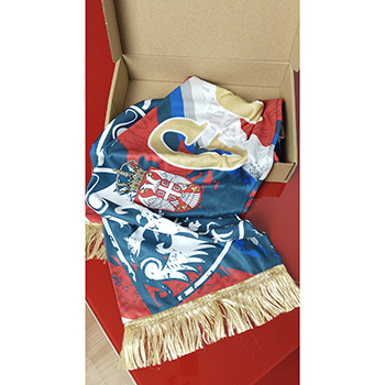 Fan scarf ~Serbia~ in a box-6