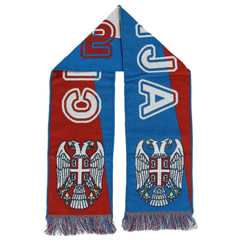 Knitted scarf Serbia-1