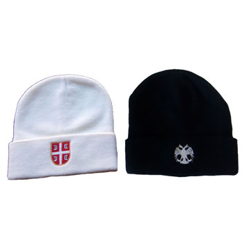 Set of two Serbian winter caps at 45% discount