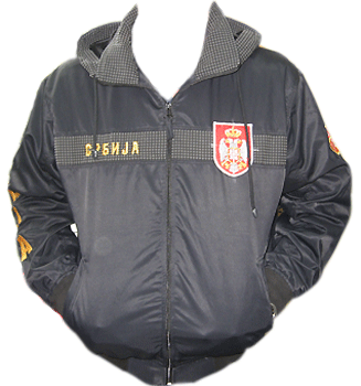 Šuškavac - trenerka Srbija sa kapuljačom