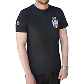 T shirt Serbia - black