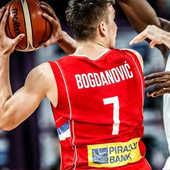 Peak Serbia national basketball team jersey with print - red